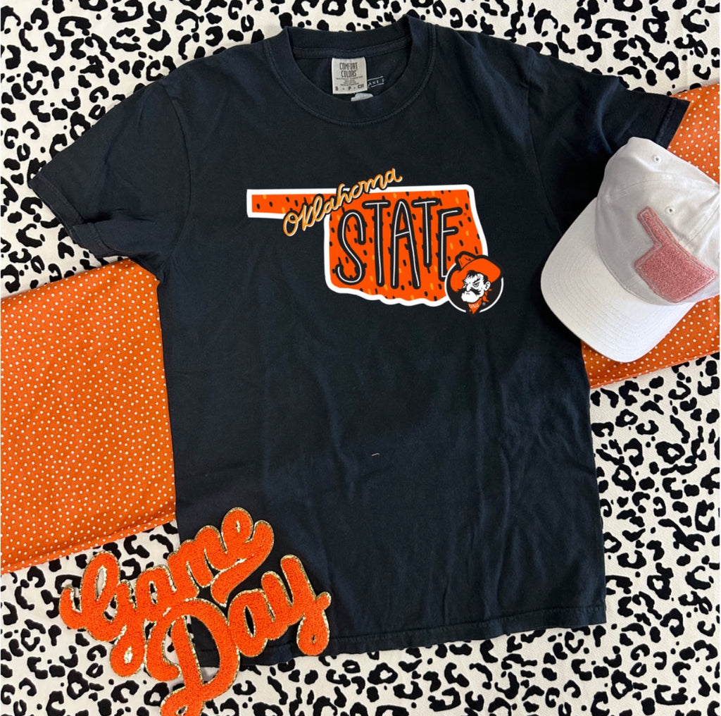 CJ Oklahoma State Pistol Pete CC Graphic Tee