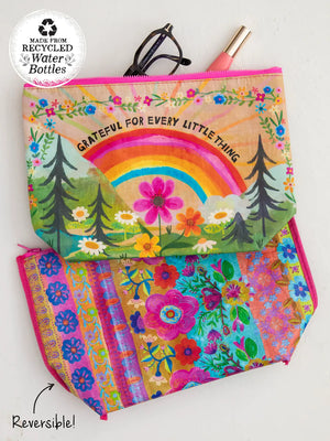 Recycled Zipper Pouch-By Natural Life