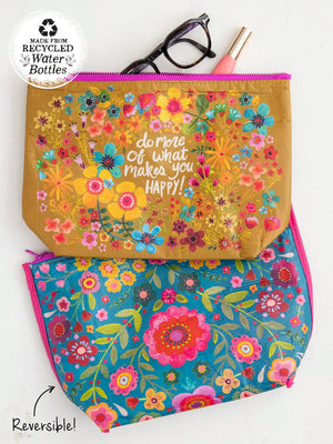 Recycled Zipper Pouch-By Natural Life