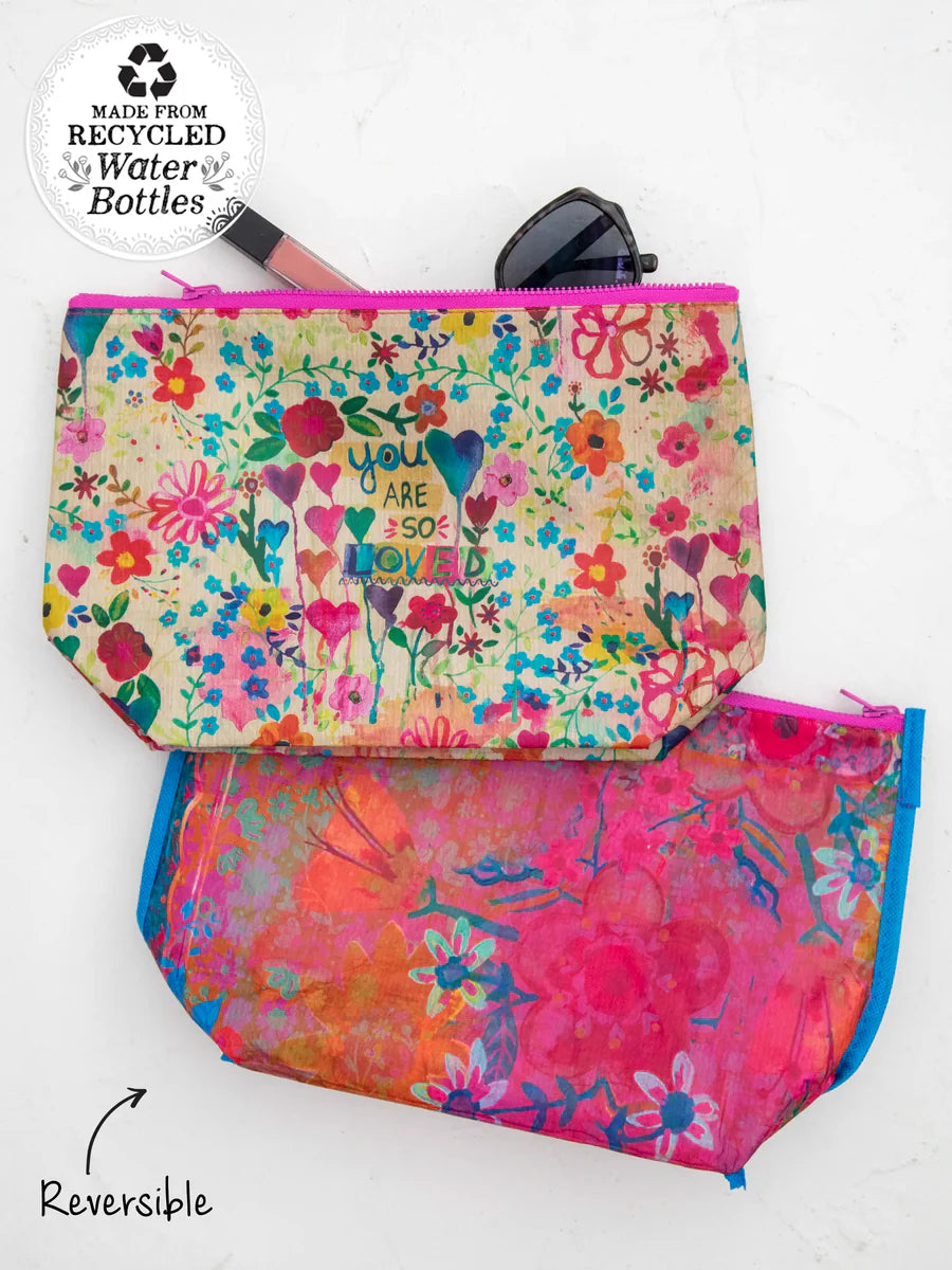 Recycled Zipper Pouch-By Natural Life