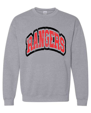 Outline Rangers Gray Graphic Sweatshirt