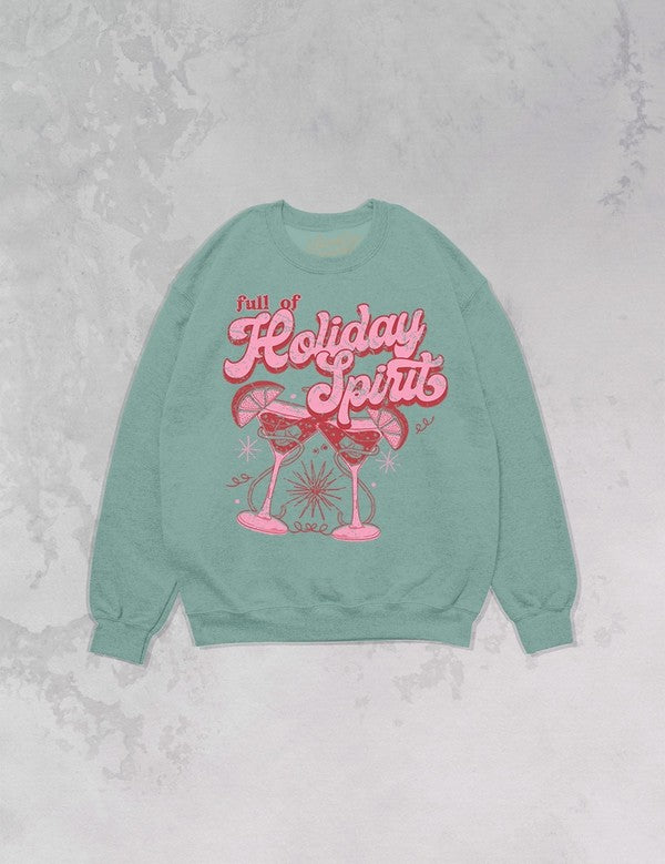 Full of Holiday Spirit Graphic Sweatshirt