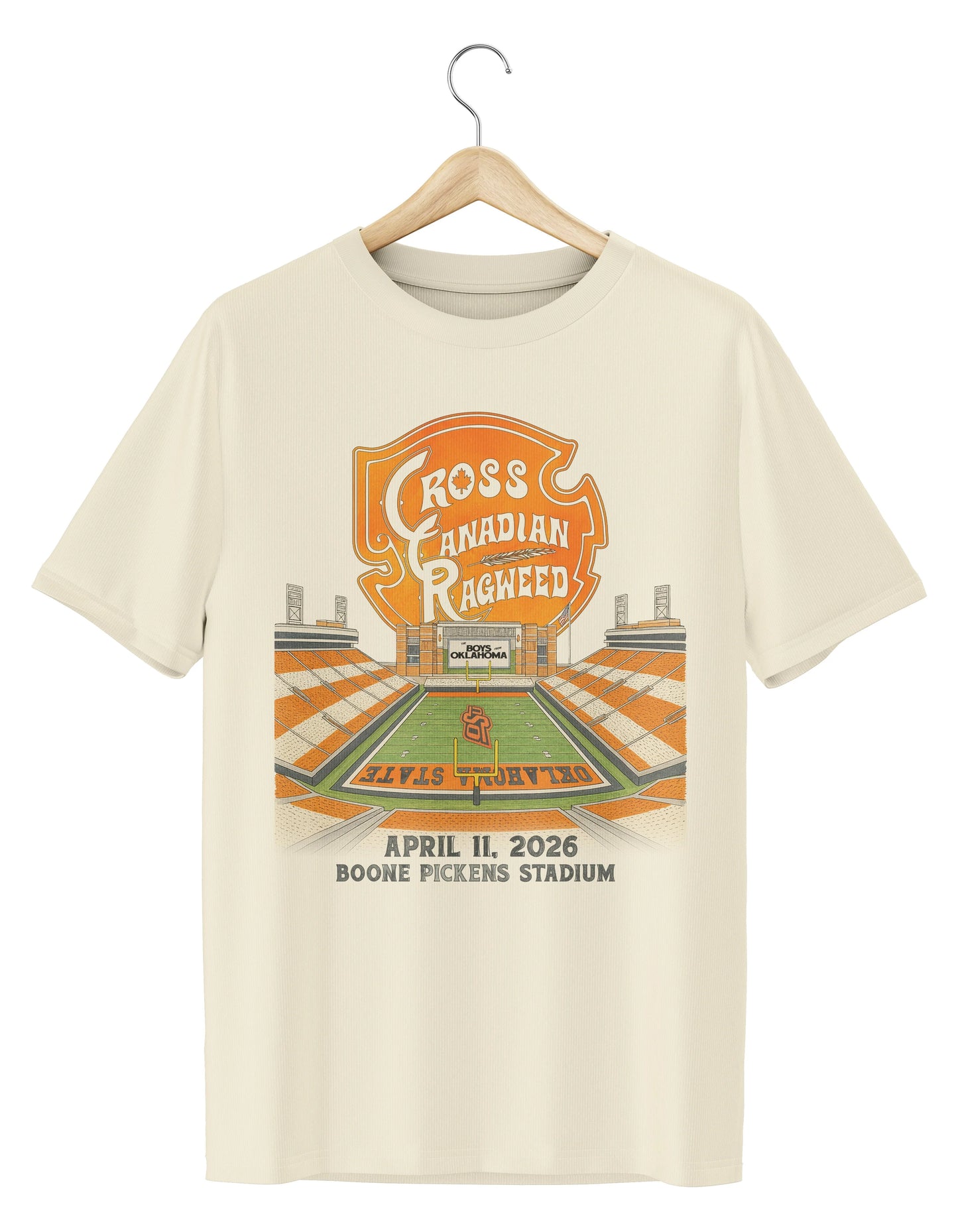 Cross Canadian Ragweed OSU Cowboys Boone Pickens Stadium Graphic Tee