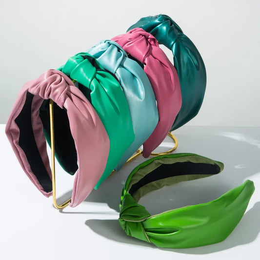 Pleather Knot Headband