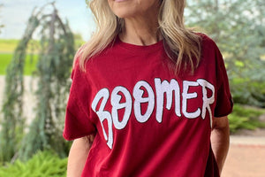 BB Boomer Sequin Graphic Top