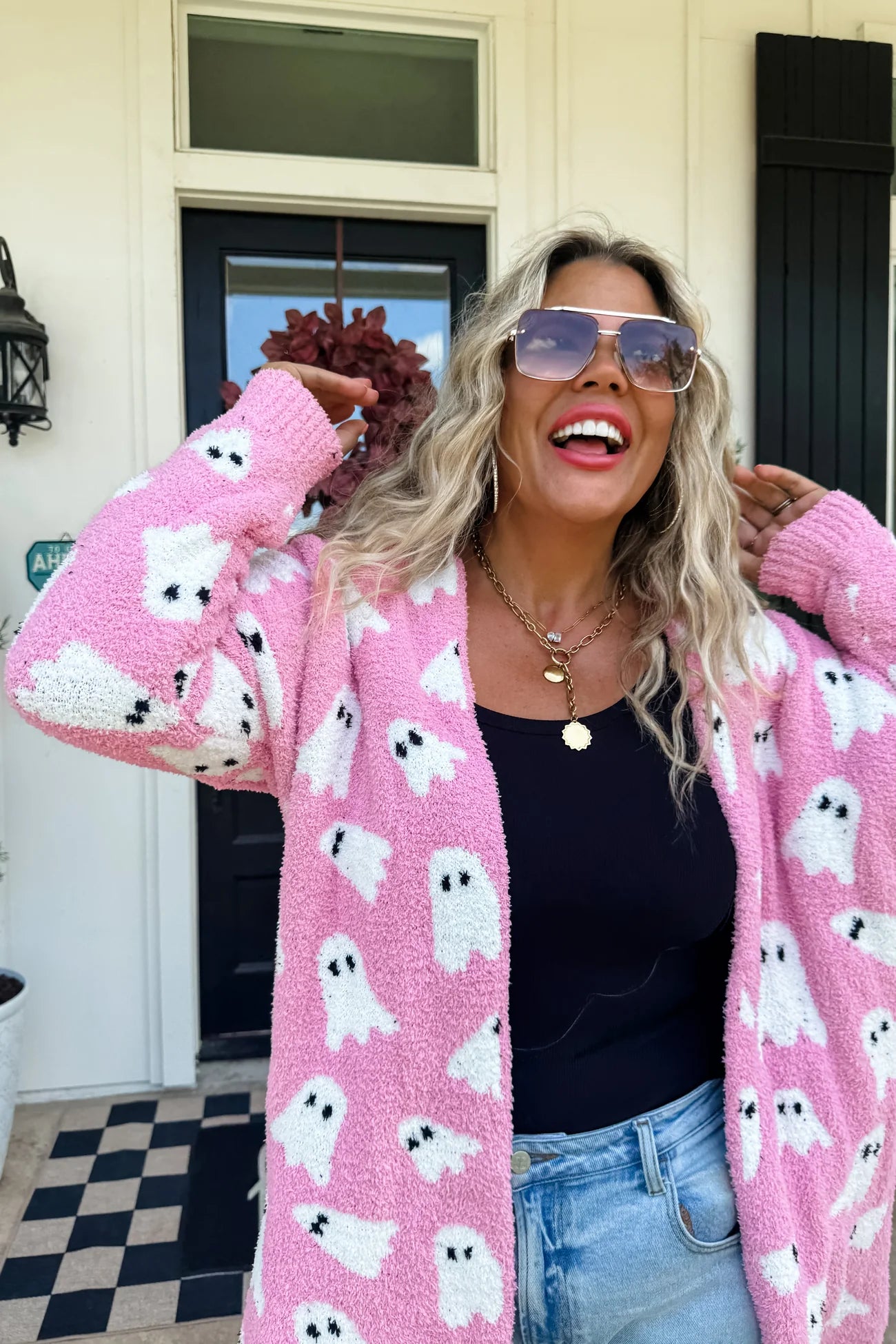 Halloween Ghost Cloud Cardigan