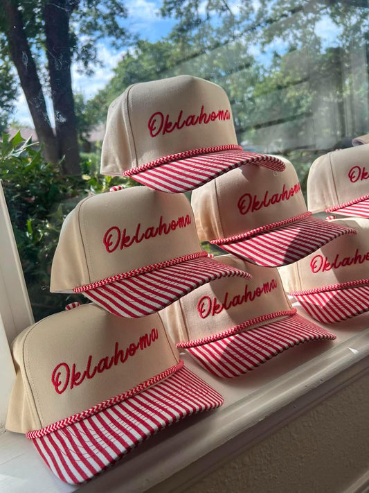 Oklahoma Striped Hats