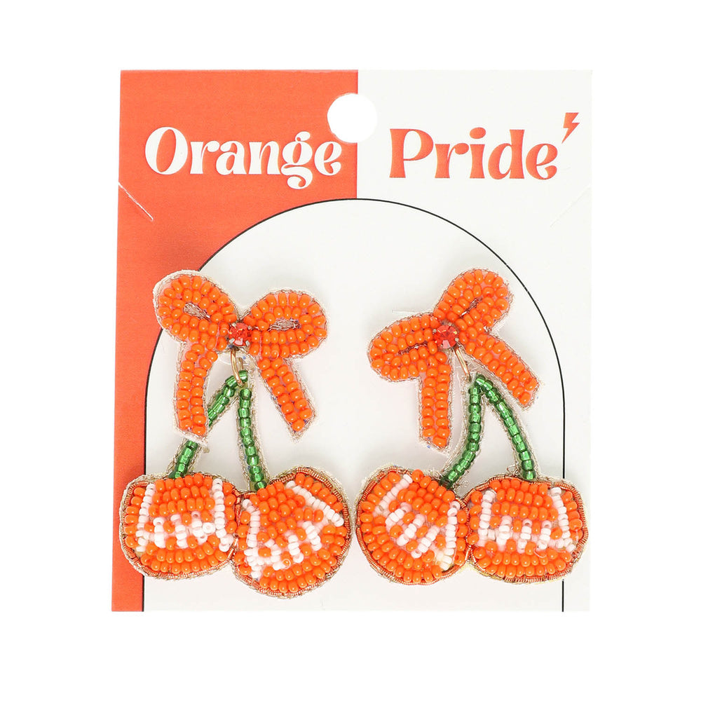 Game Day Pride Cherry Drop Earrings