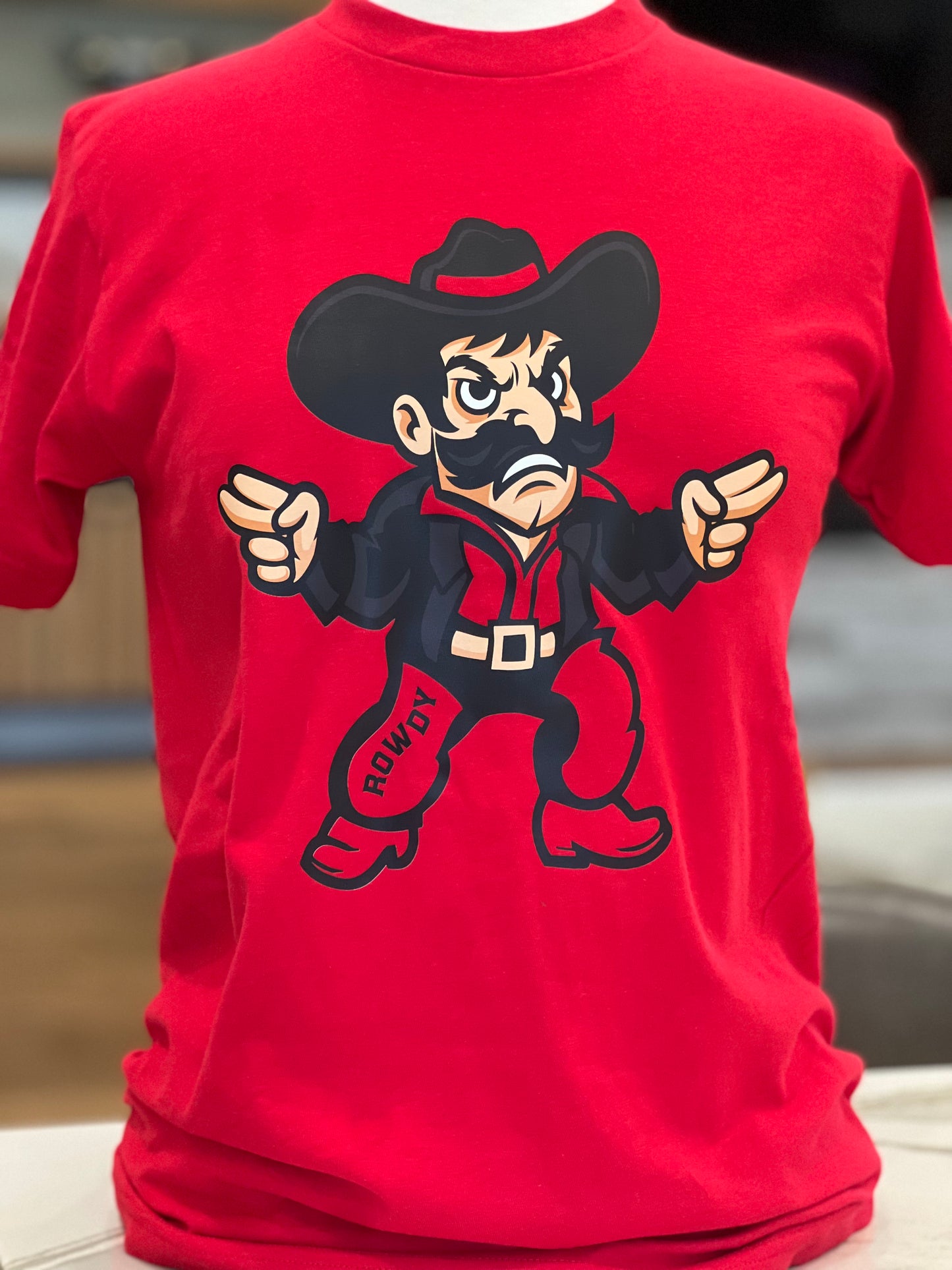Red Rowdy Graphic Tee