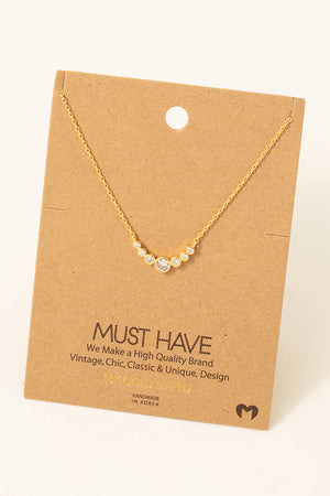 Elegant Jewel Link Necklace