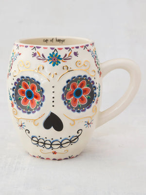 Folk Art Coffee Mug - Coco The Sugar Skull by Natural Life