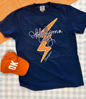 OKC Champions Bolt Graphic Tee by Calamity Jane's Apparel
