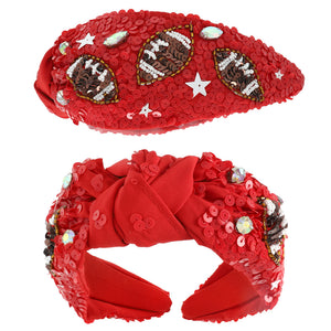 Football Game Day Sequin Headbands