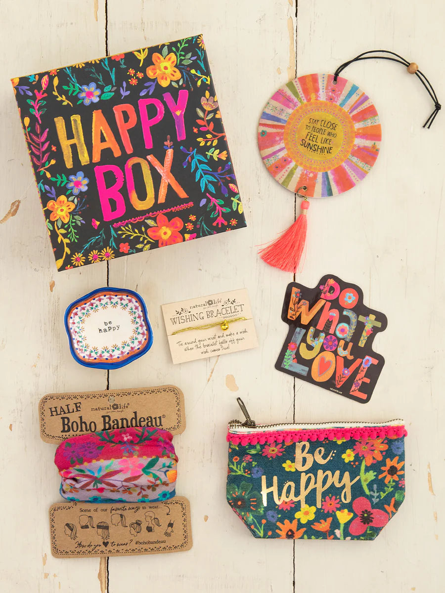 Natural Life Happy Box/Black Colorful