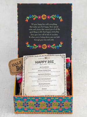 Natural Life Happy Box/Black Colorful