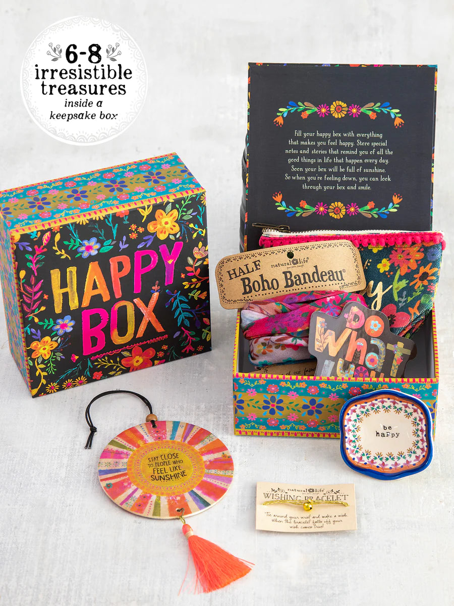 Natural Life Happy Box/Black Colorful