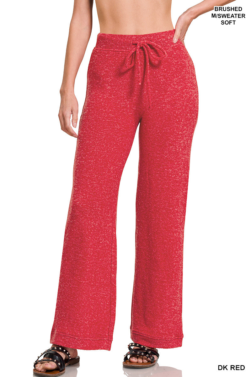 Zenana Full Length Brushed Hacci Pants