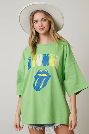 Rolling Stones Oversized Graphic Tee