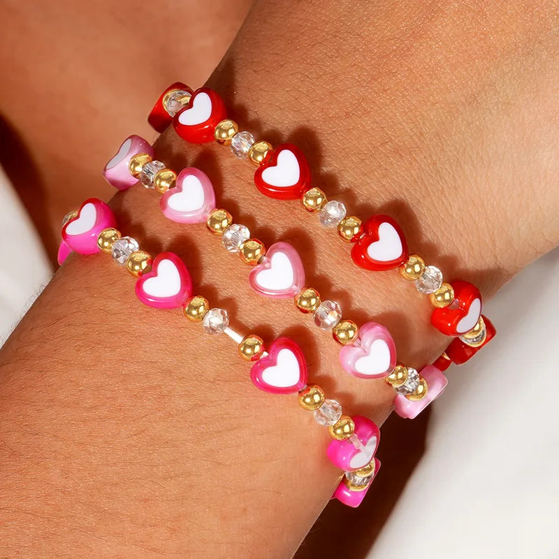 Heart Stretch Bracelets