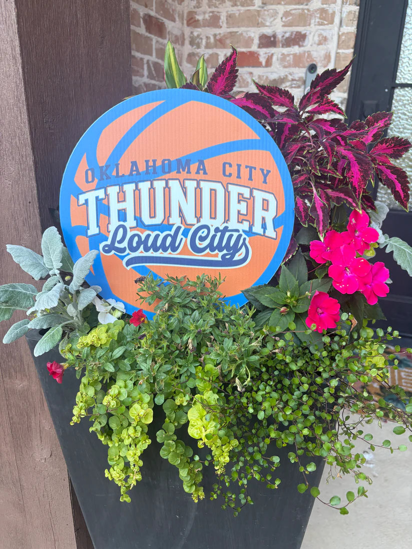 OKC Potted Plant Sign