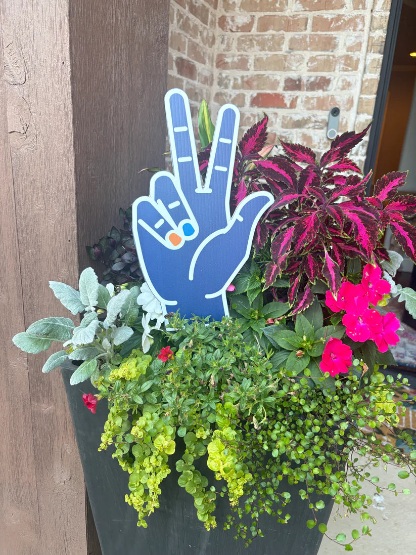 OKC Potted Plant Sign