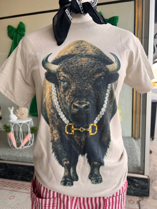 Buffalo Rhinestone Graphic Tee
