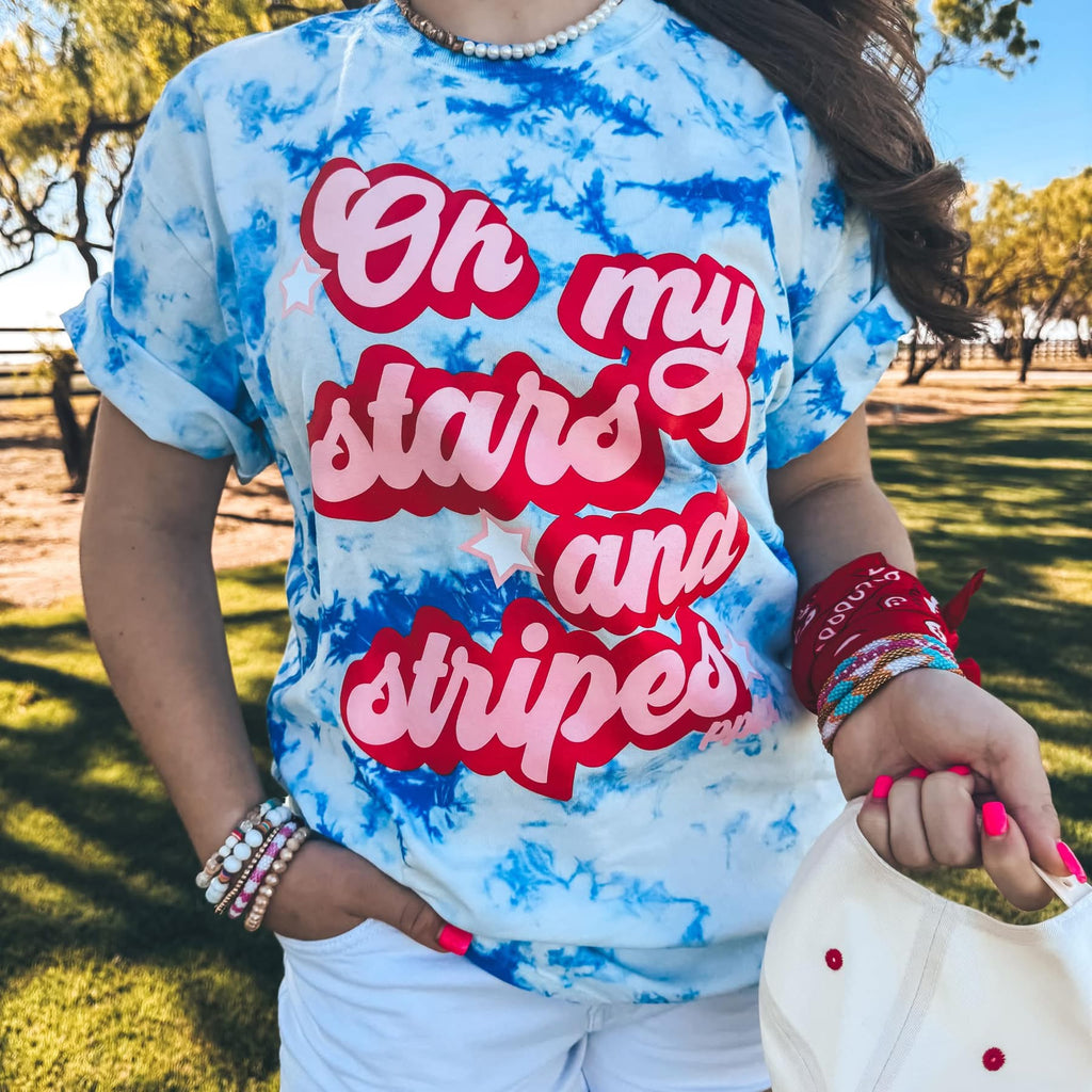 Oh My Stars And Stripes Graphic Tee