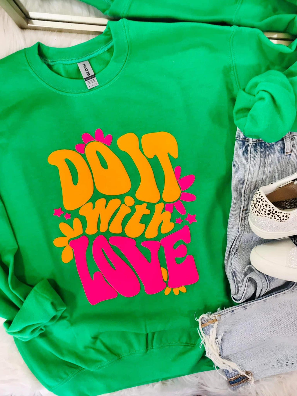 Do It With Love Graphic Sweatshirt