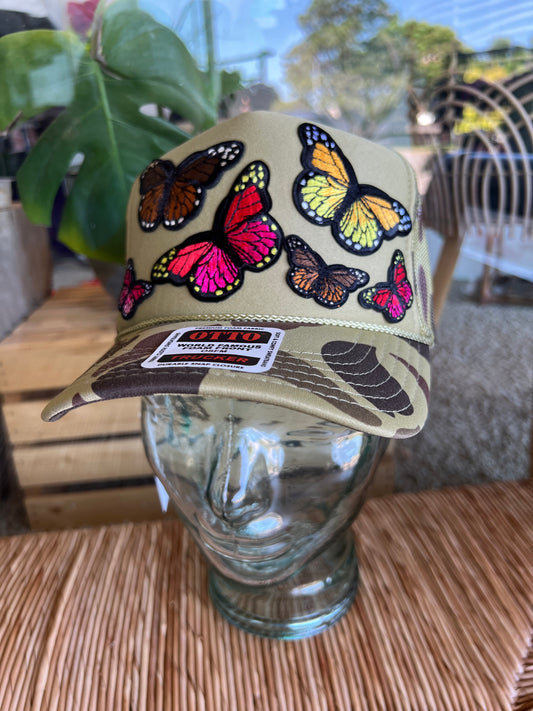 Float Like A Butterfly Trucker Hats