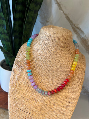Vibrant Agate Necklace