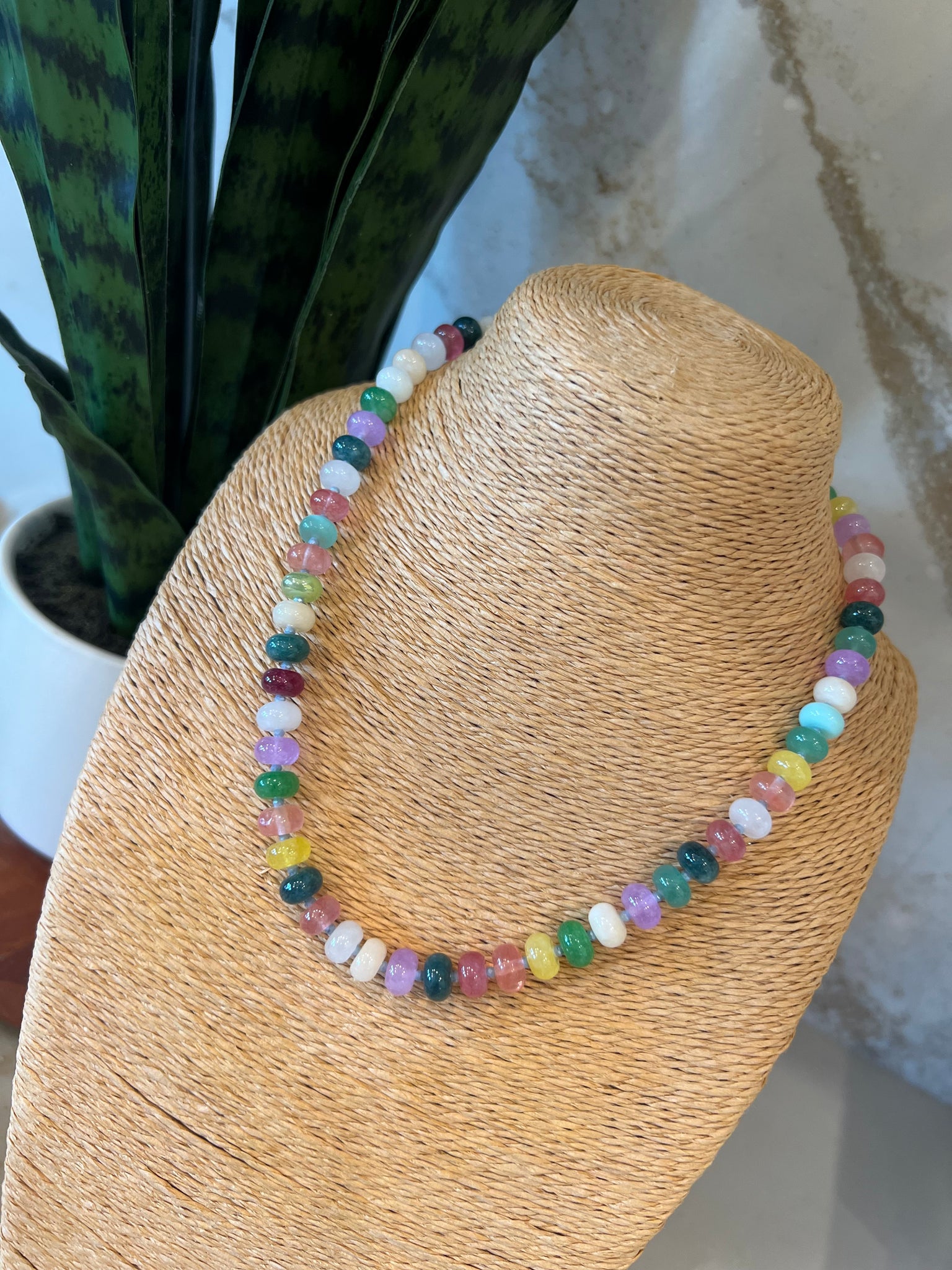 Vibrant Agate Necklace