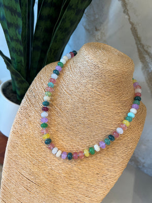 Vibrant Agate Necklace