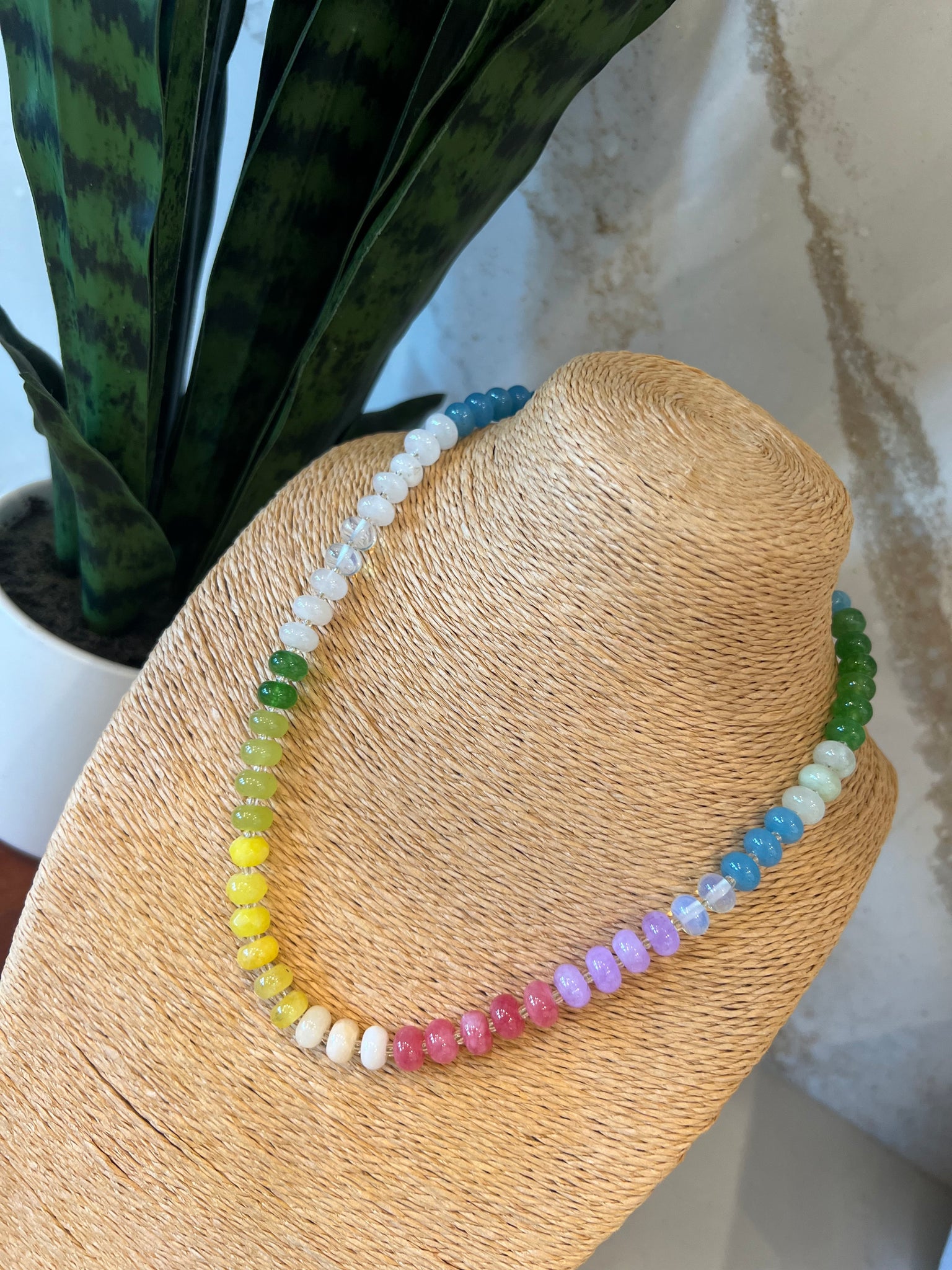 Vibrant Agate Necklace