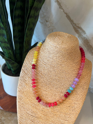 Vibrant Agate Necklace