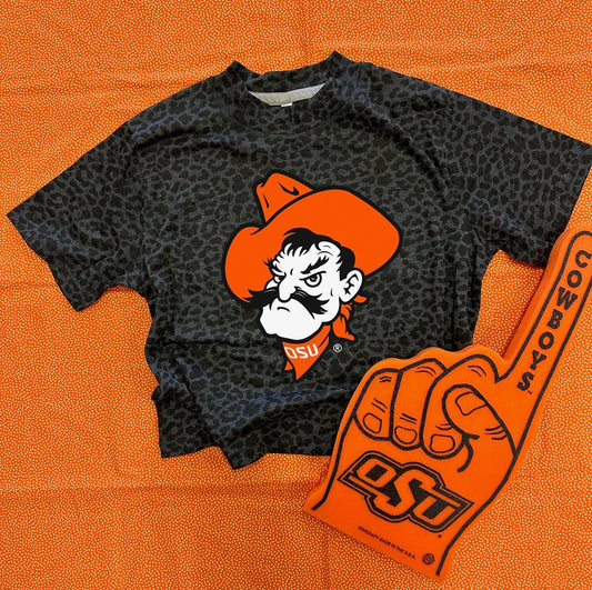 CJ Boxy Pistol Pete Leopard Graphic Tee