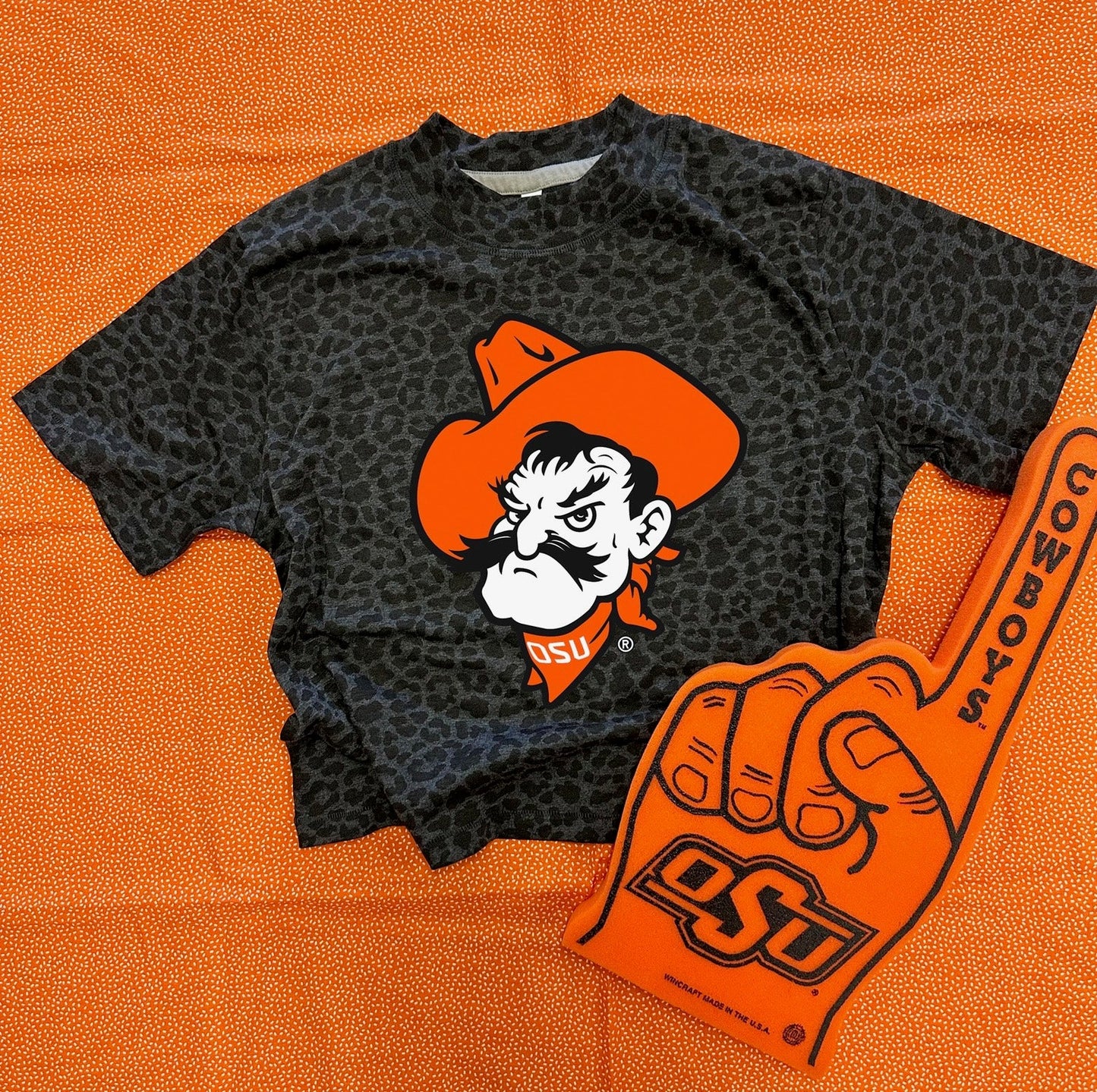 CJ Boxy Pistol Pete Leopard Graphic Tee