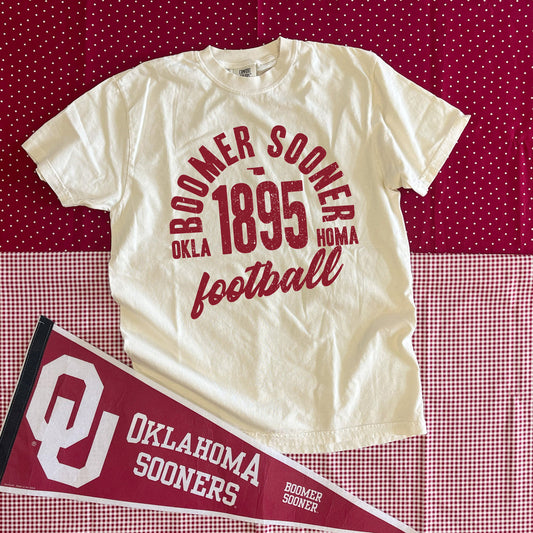 CJ OU Vintage Arch Text Graphic Tee