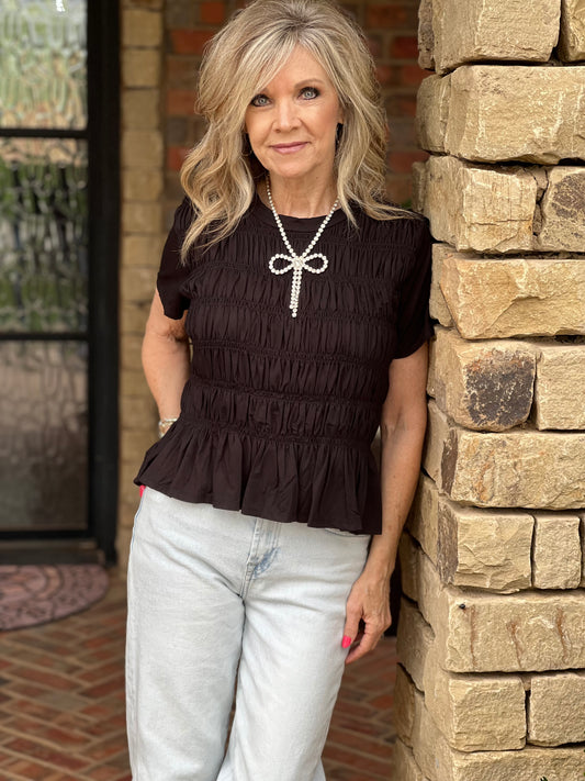 Skye Smocked Top