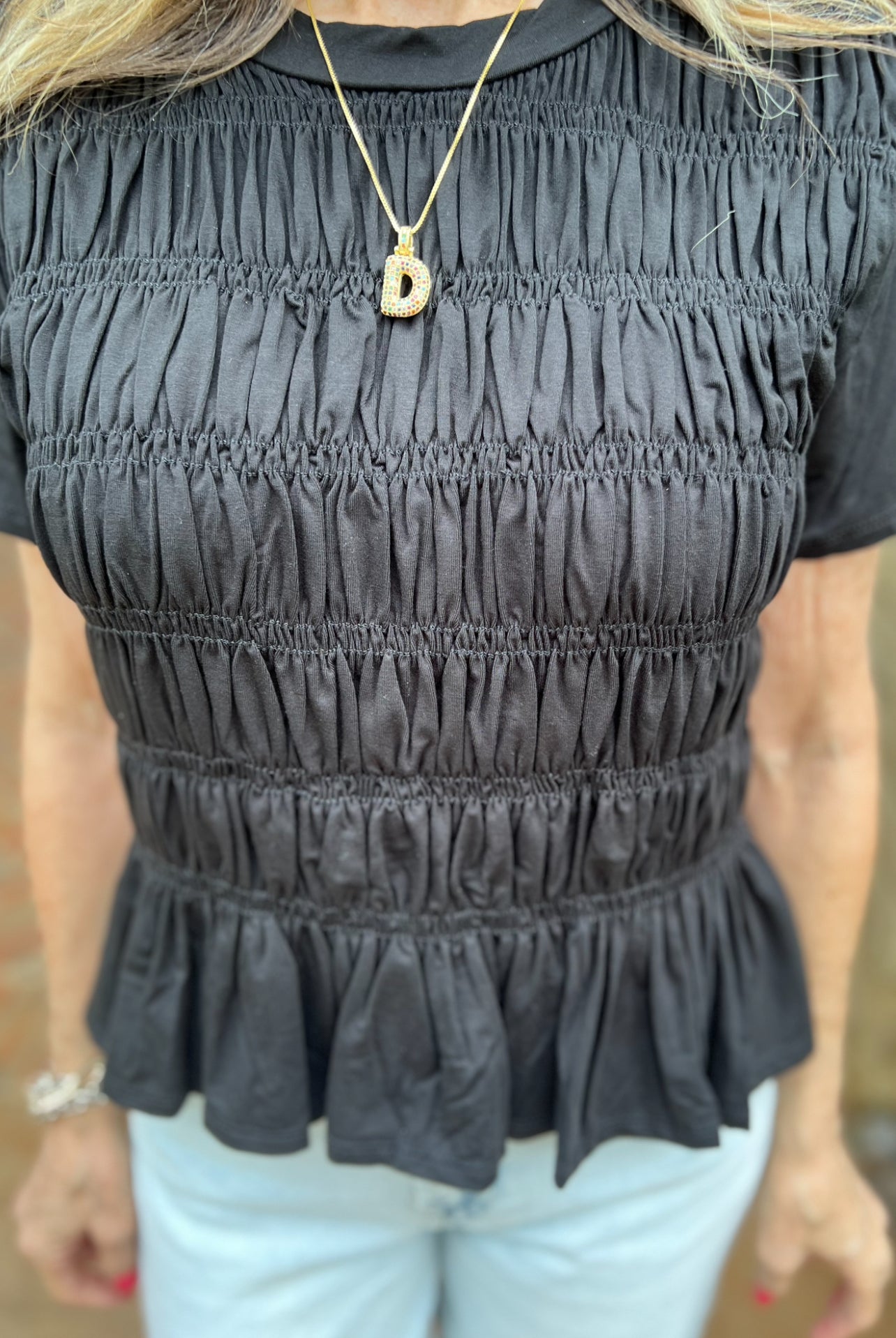 Skye Smocked Top