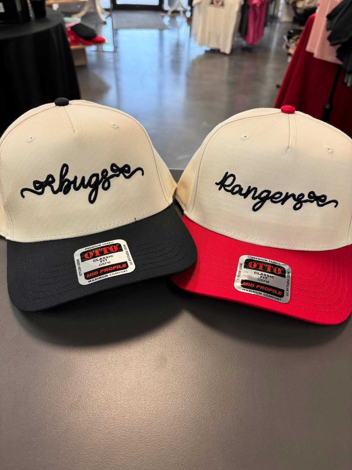 Sweet Bugs Bow Embroidered Trucker Hat