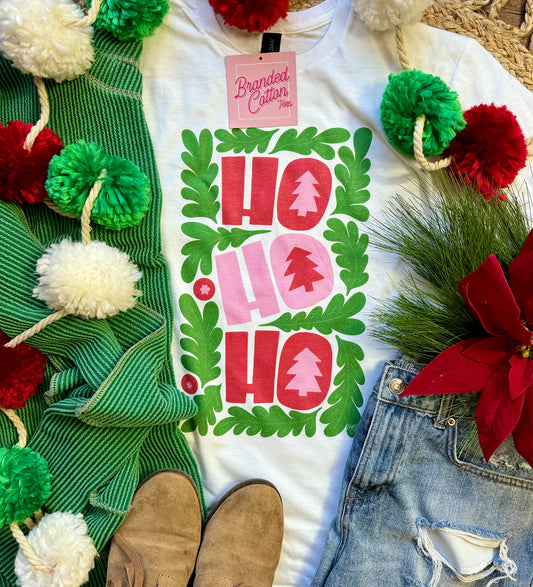 Ho Ho Greenery Graphic Tee