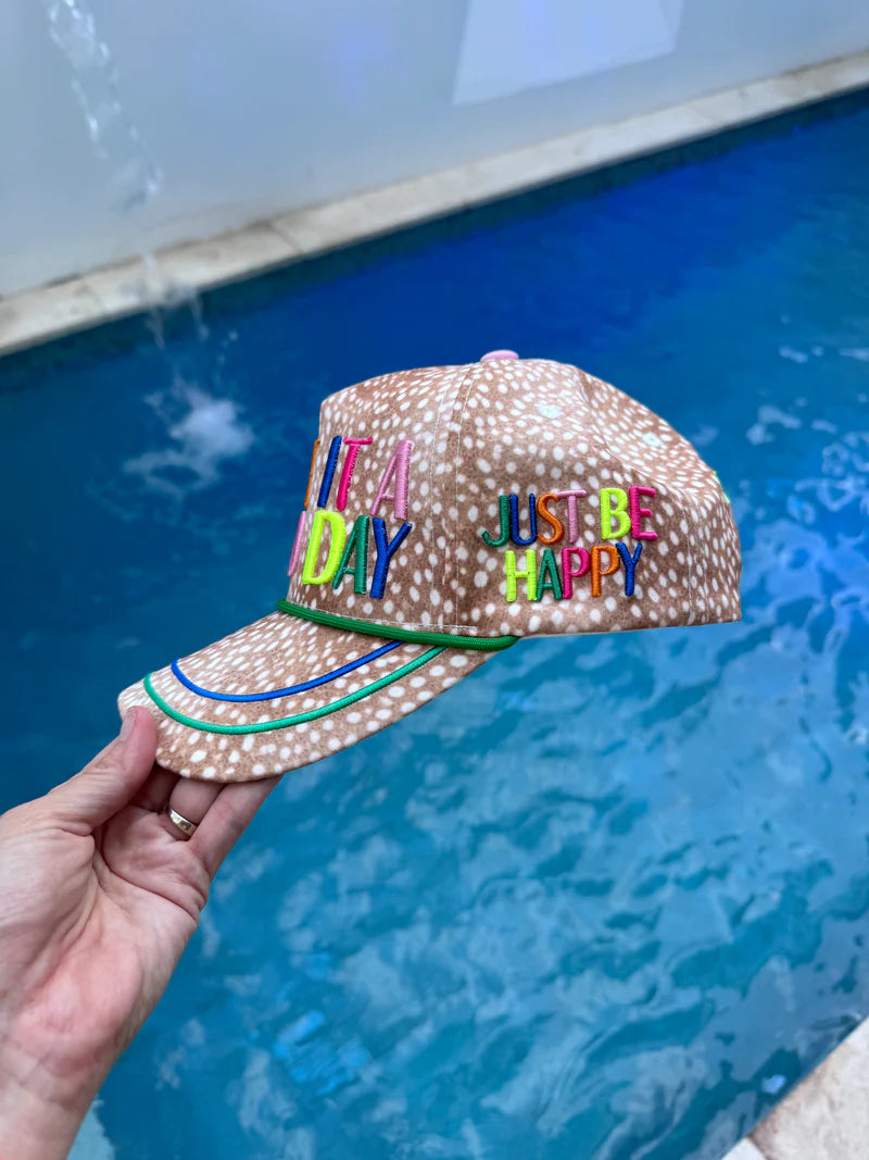 Make It A Good Day Fawn Trucker Hat
