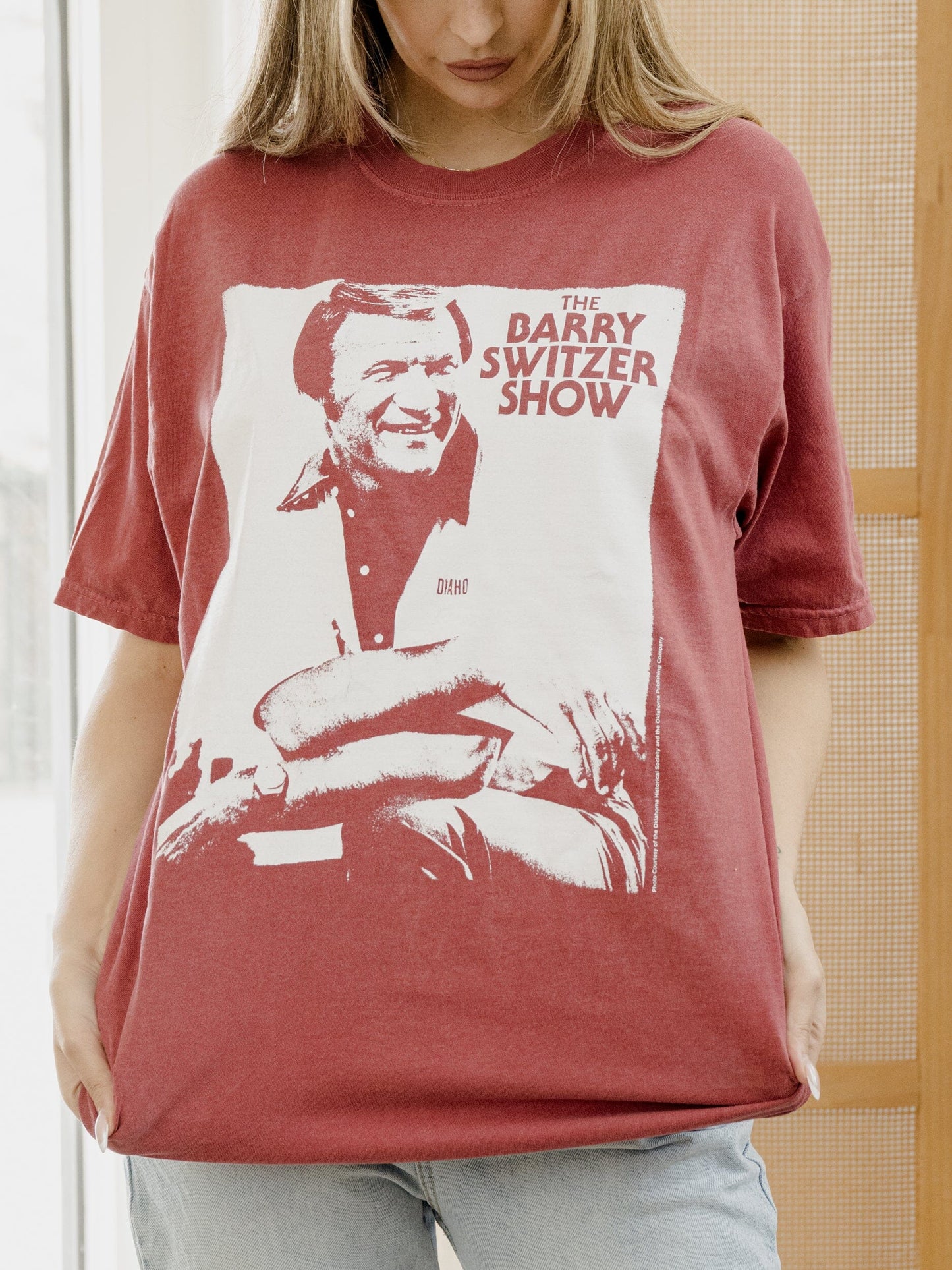 OU Barry Switzer Show Crimson Graphic Tee