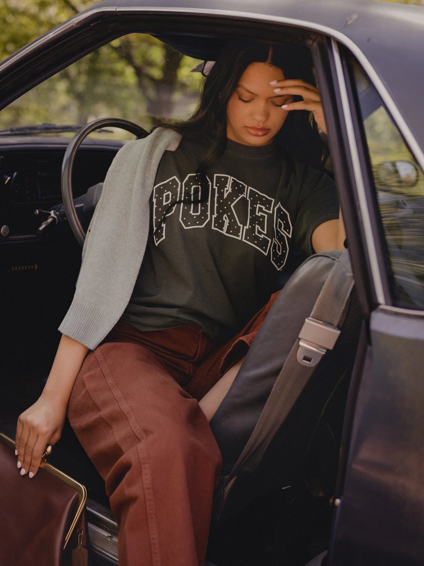 OSU Pokes Polka Dot Puff Ink Graphic Tee by LivyLu