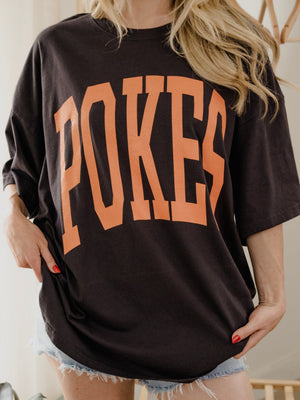 OSU Cowboys Tall Boy Smoke One Size Graphic Tee by LivyLu