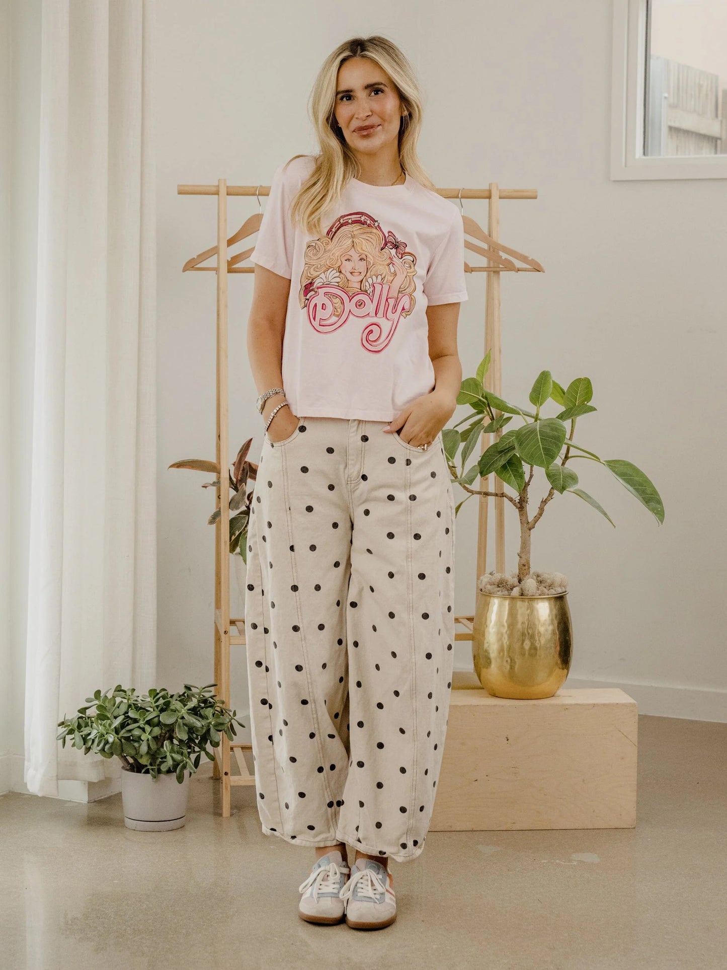 Dolly Parton 80's Tune Pink Ellie Perfect Tee by LivyLu