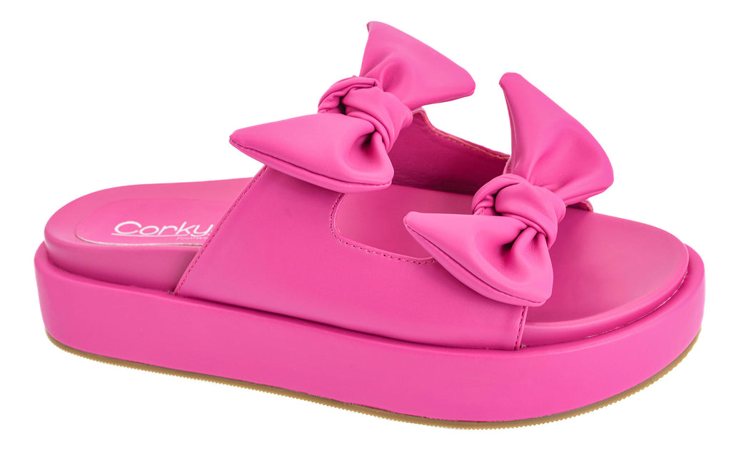 Lil Bit Knotty-Hot Pink by Corkys Footwear