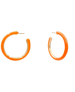 Dipped Hoop Earrings