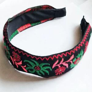 Boho Embroidered Headbands
