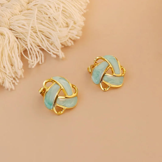 Twisted Stud Earrings
